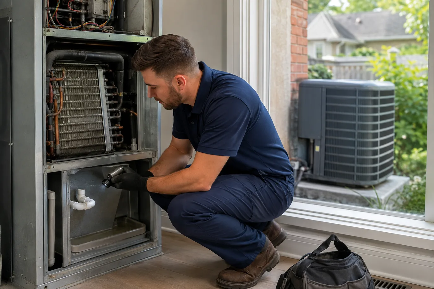 Air Conditioner Running but Not Cooling in Toronto service context in Toronto
