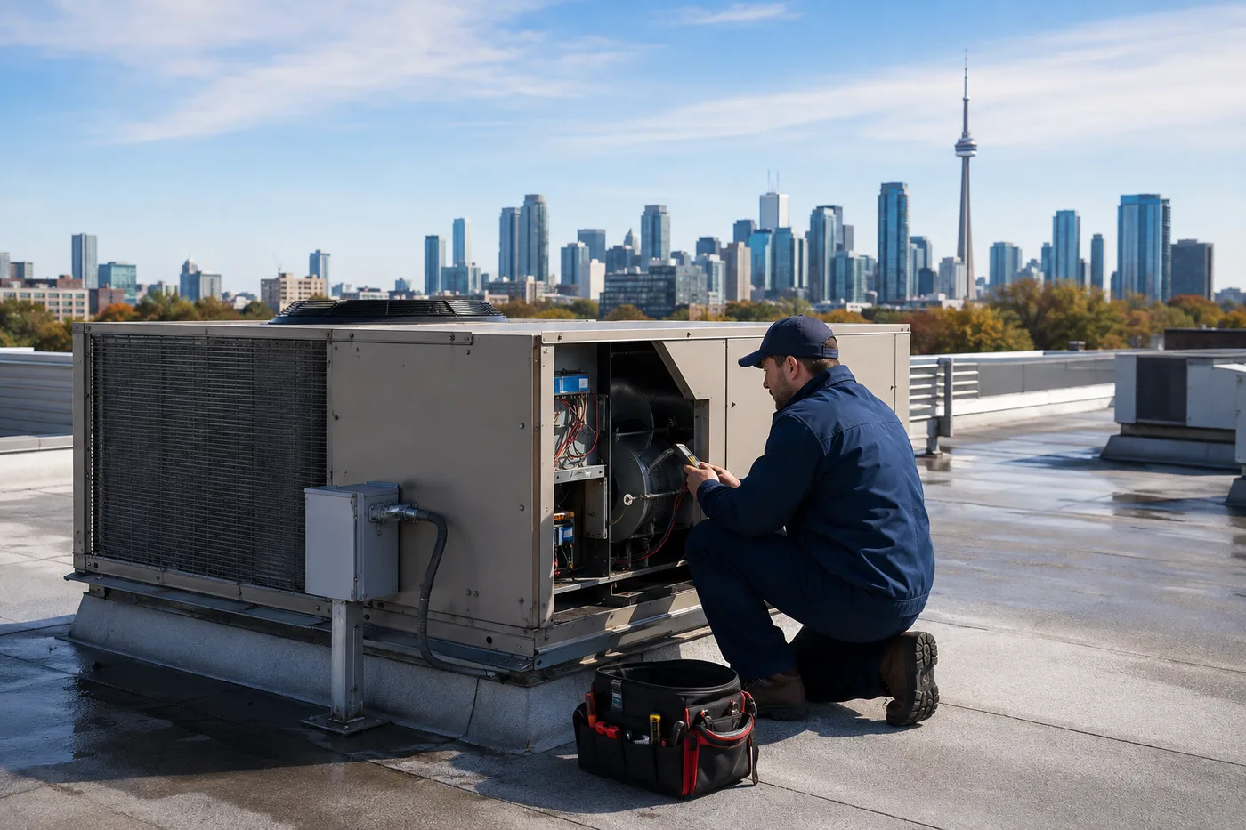 Rooftop HVAC Unit Service Toronto service context in Toronto